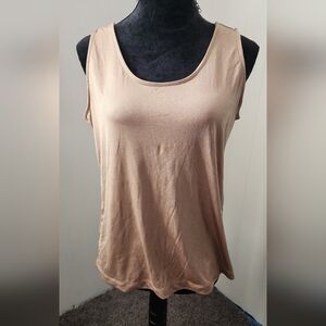 Chico's Travelers Women's Tan Sleeveless Top